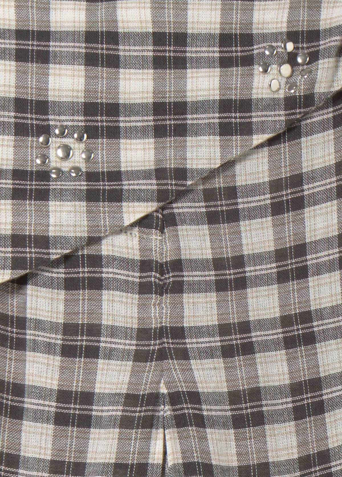 Pantalón bombacho cuadros con pañuelo