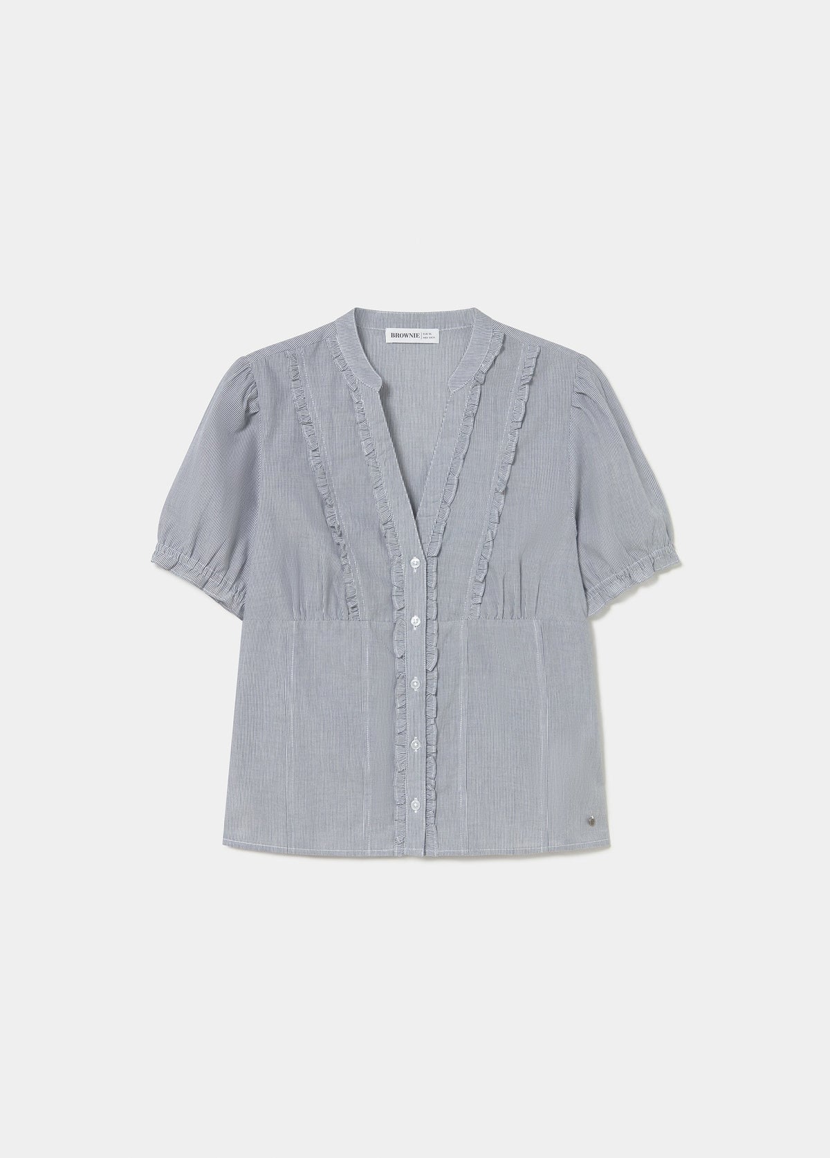 Blusa romántica rayas