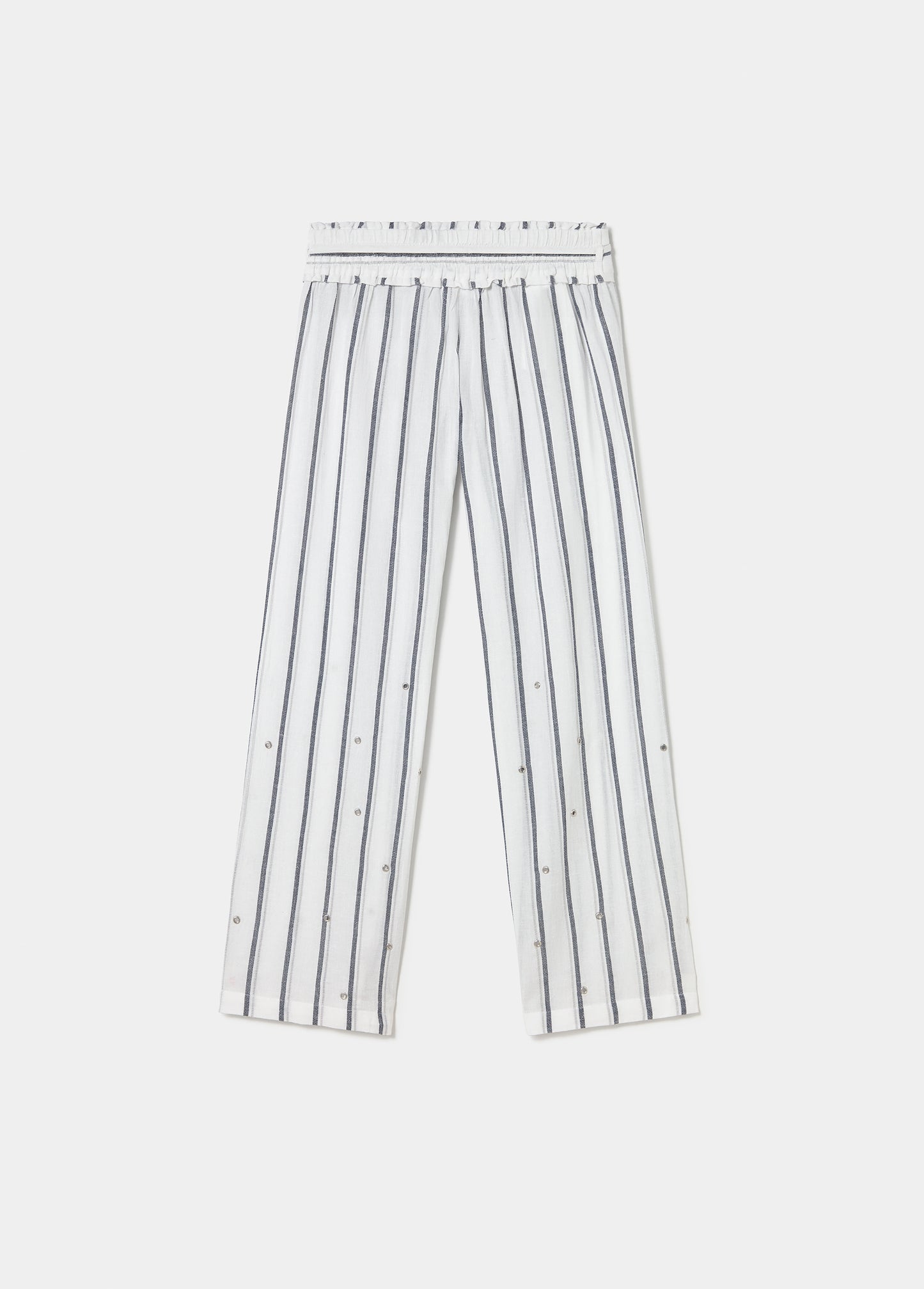 Pantalón largo rayas lurex