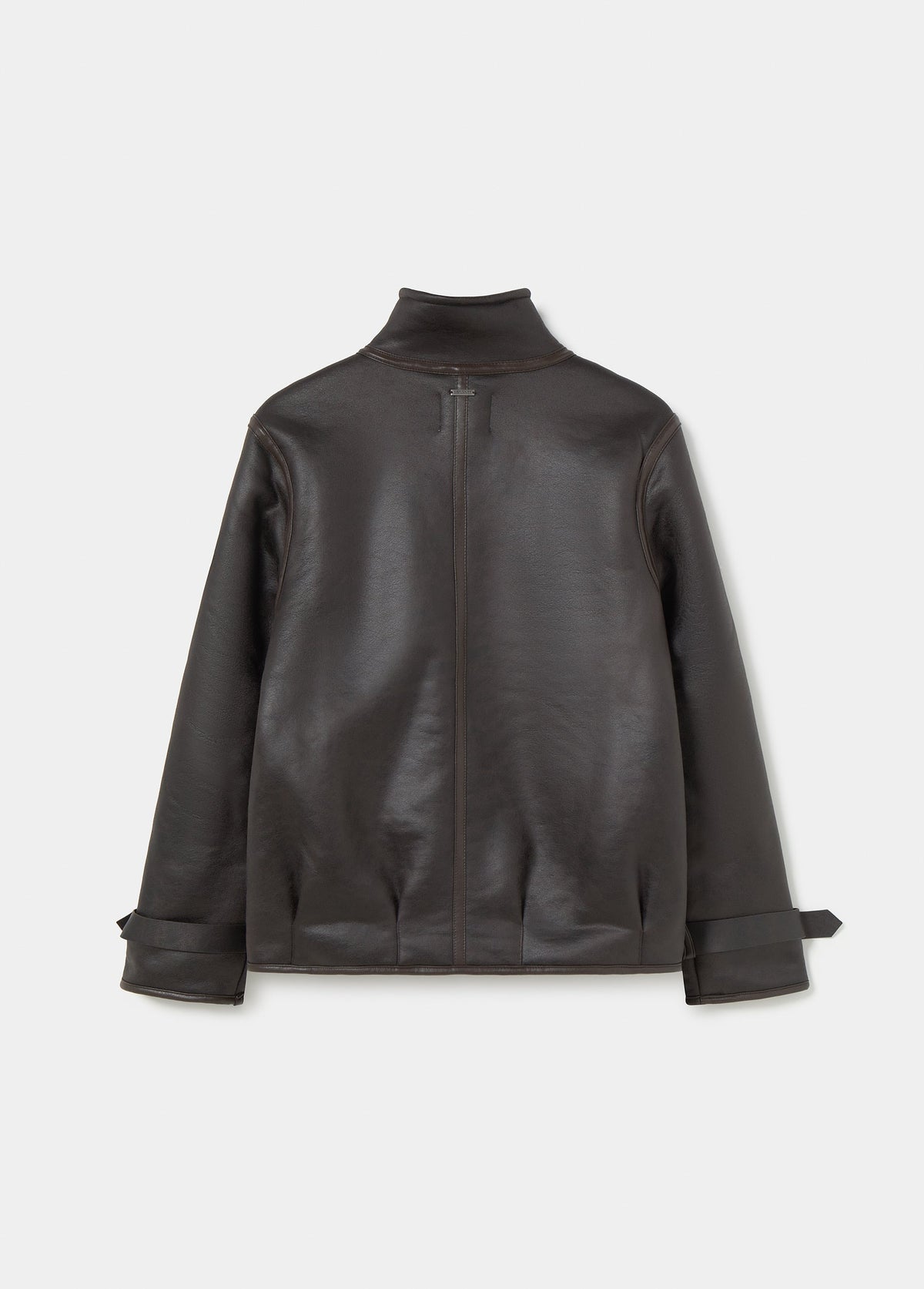 Cazadora biker doblefaz efecto piel