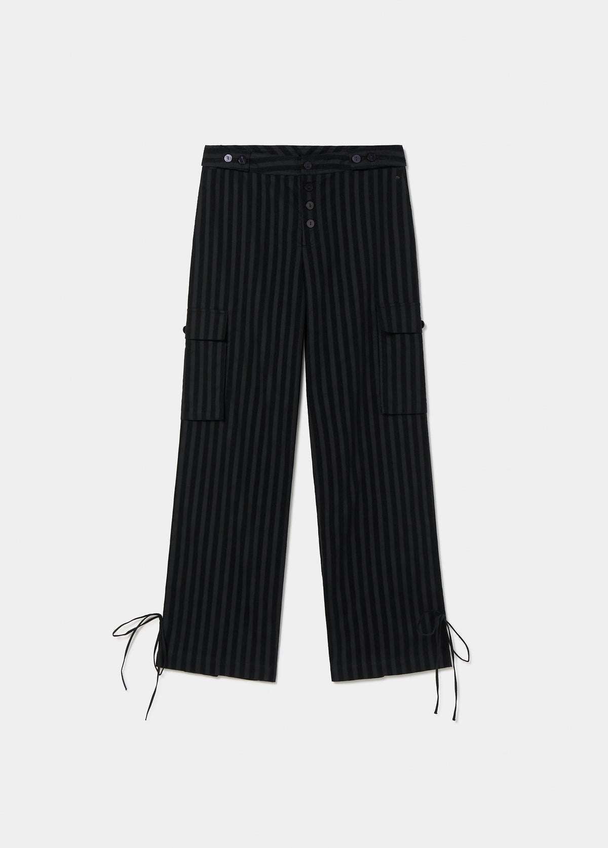 Pantalón cargo rayas pana