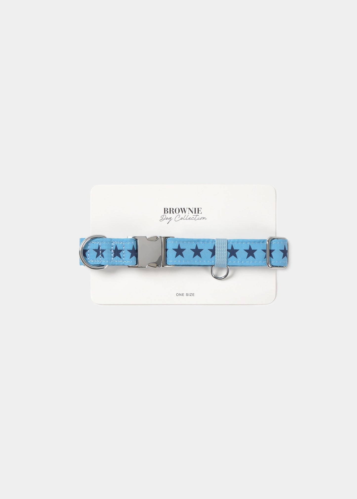 Collar mascota estampado estrellas