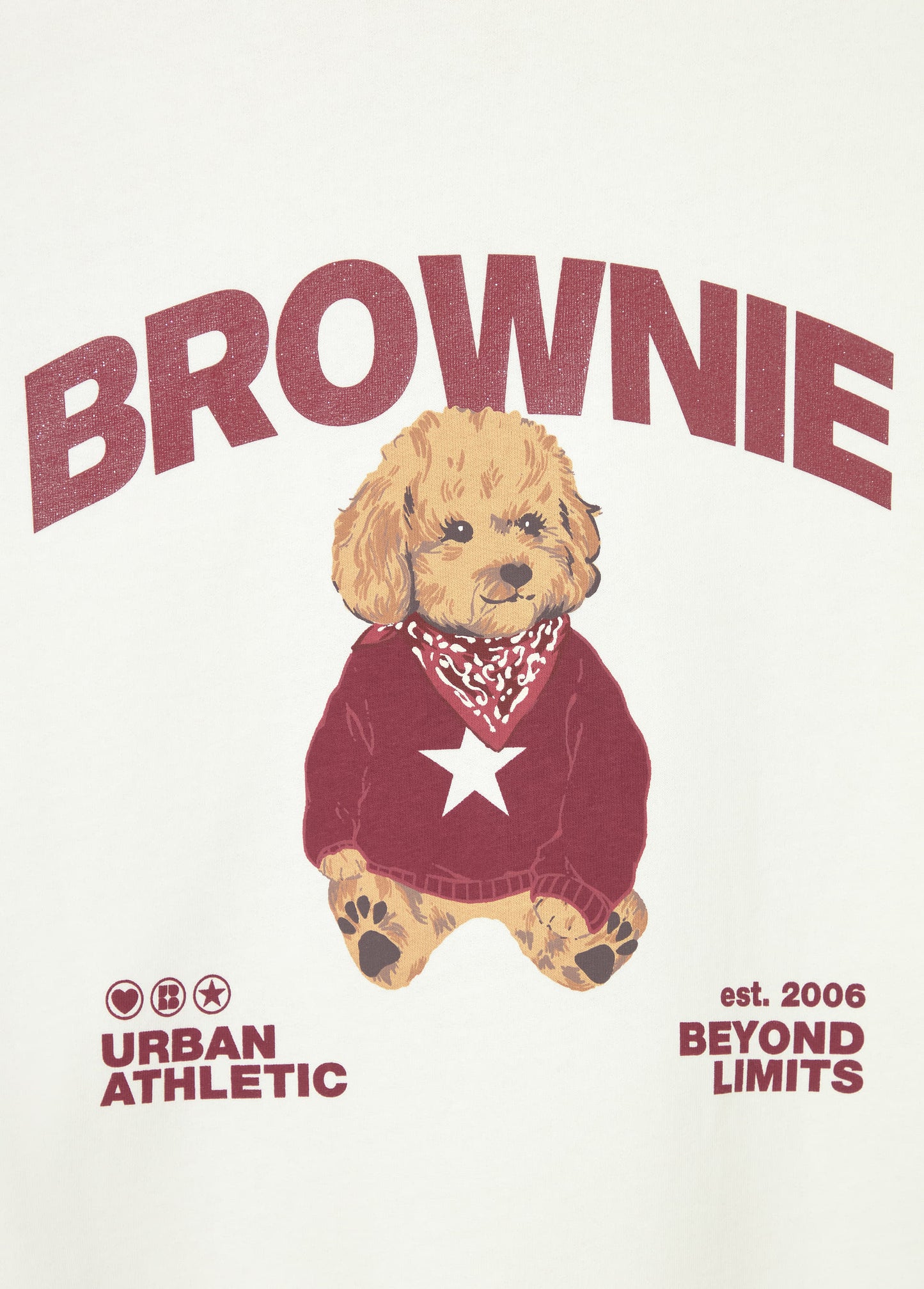 Sudadera print perrito bandana