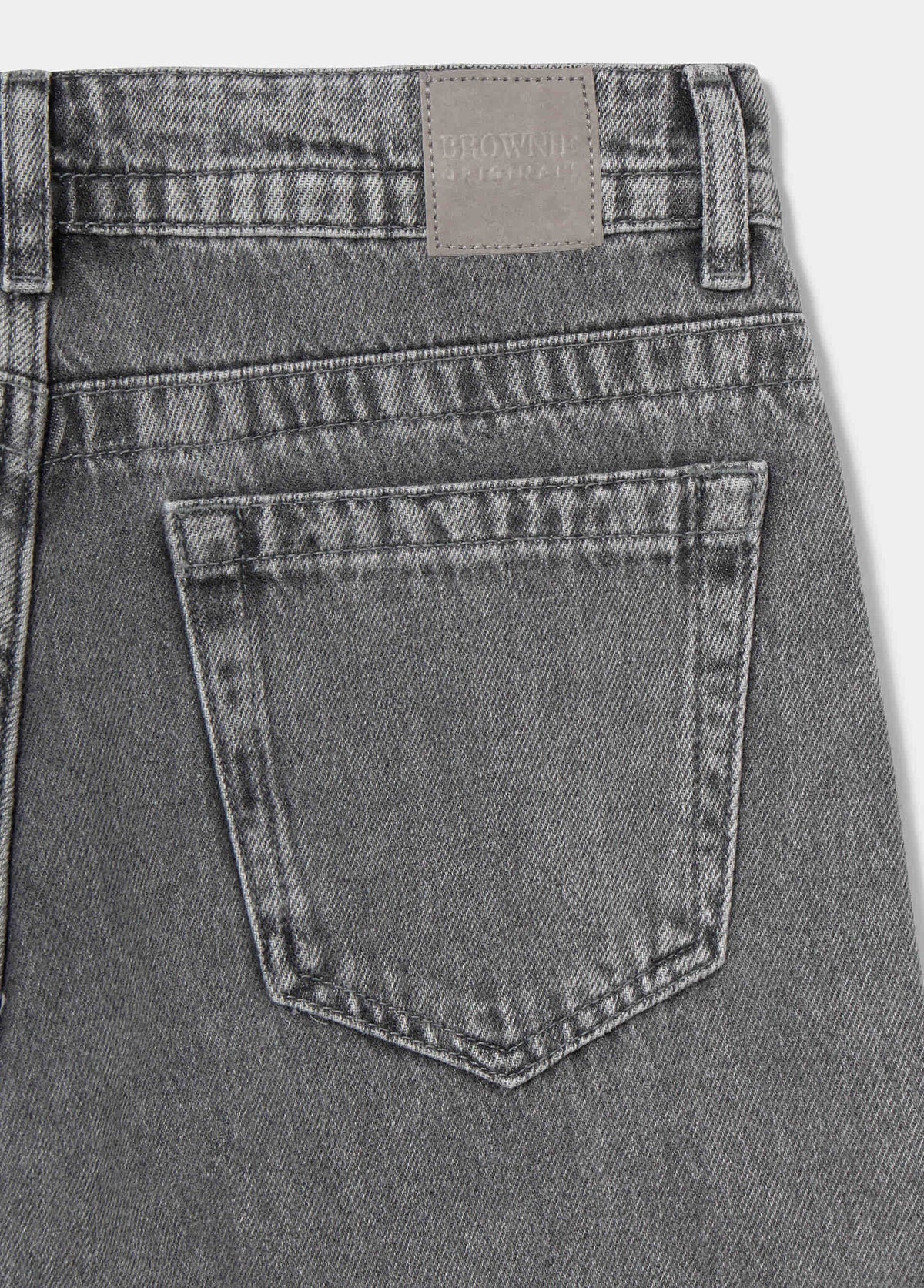 Jeans barrel tiro medio