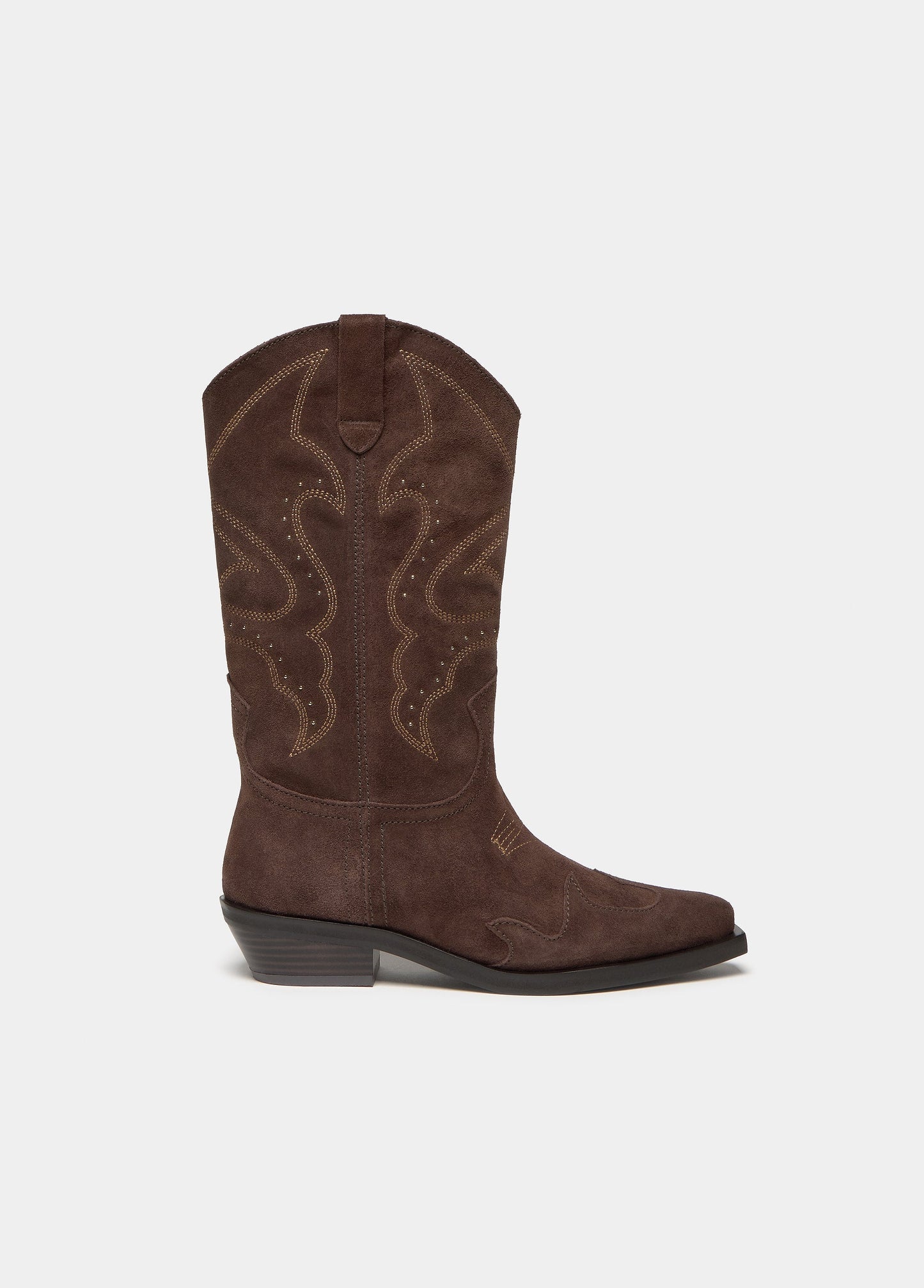 Bota cowboy piezas serraje