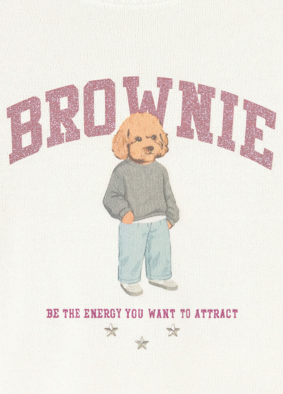 Jersey print perrito brownie