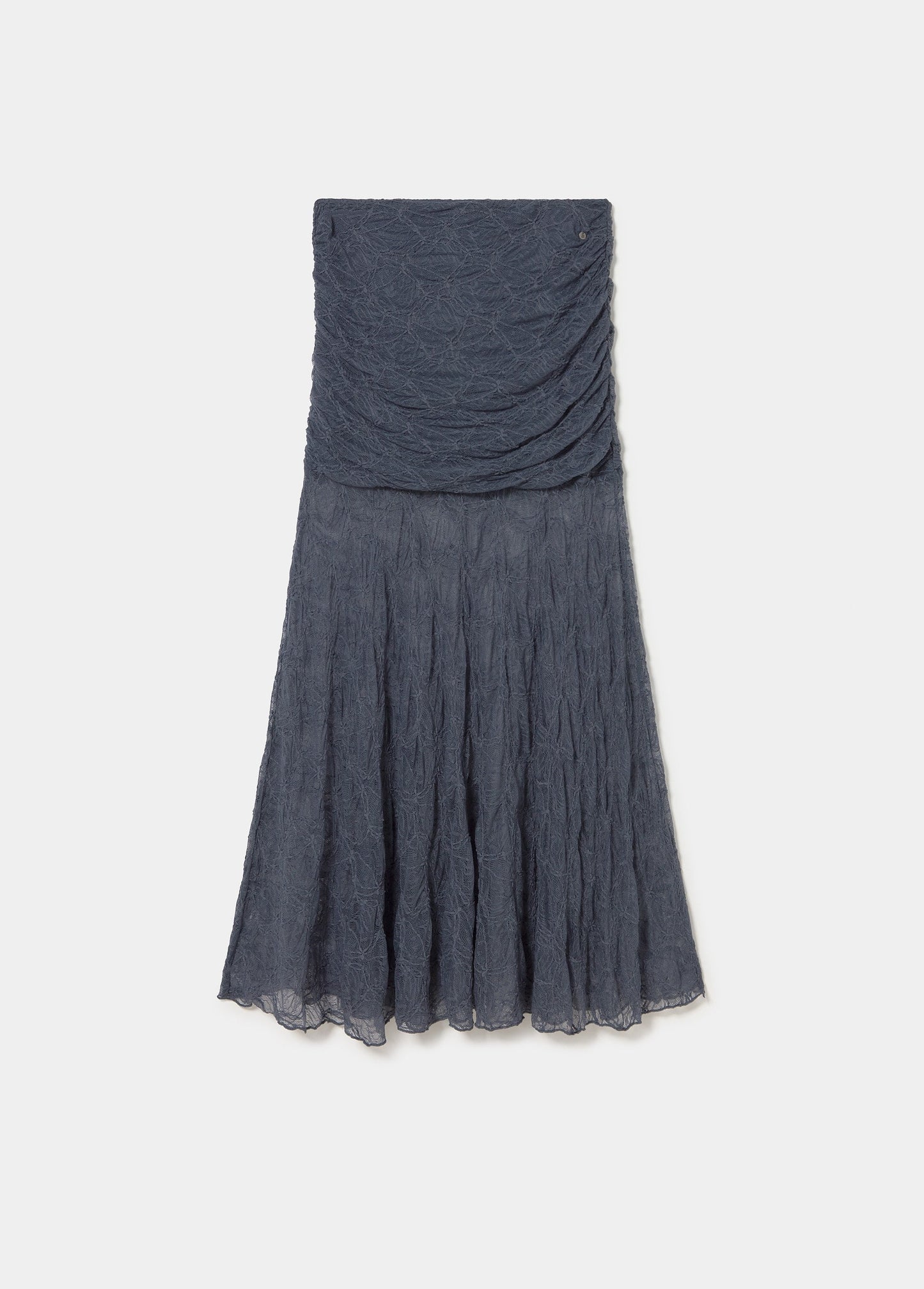 Falda drapeada lace