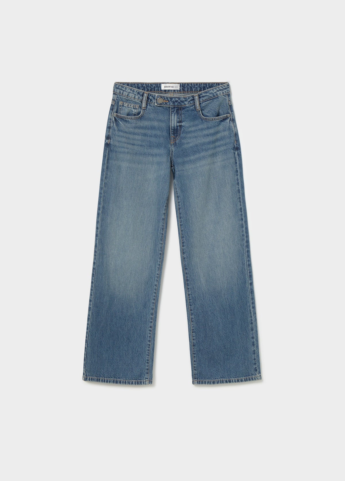 Jeans básico tiro medio