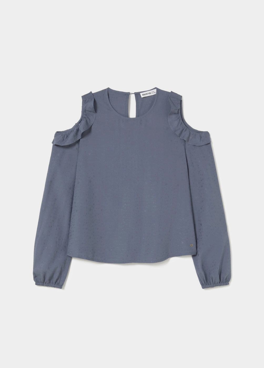 Blusa cut out volantes