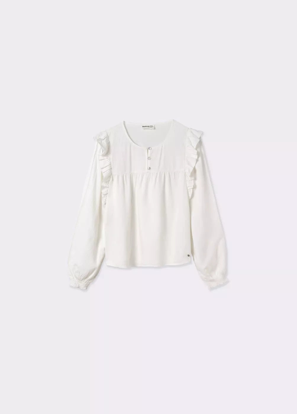 Blusa manga volantes
