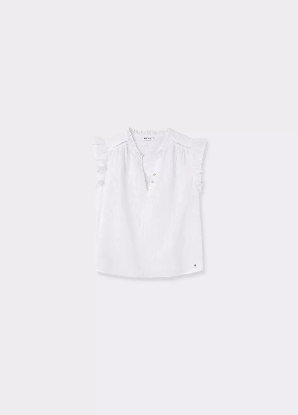 Blusa volantes estructura