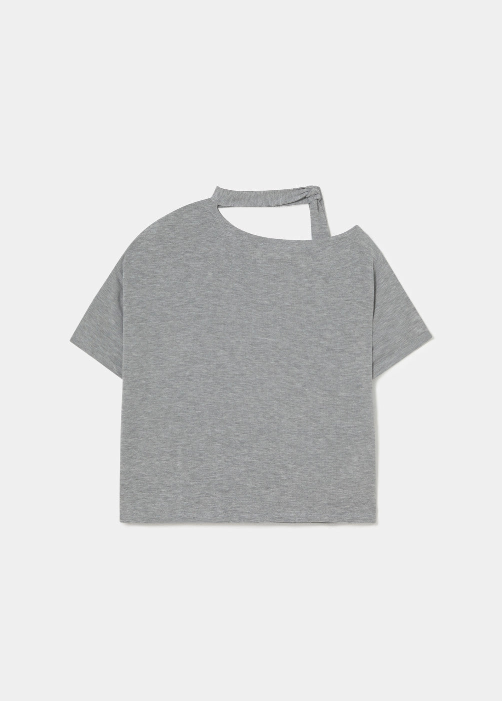 Camiseta asimétrica bufanda