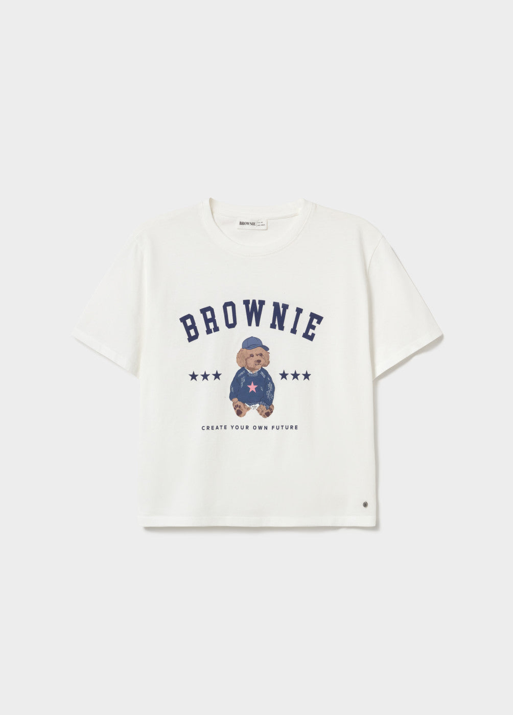 Camiseta logo perrito blanco