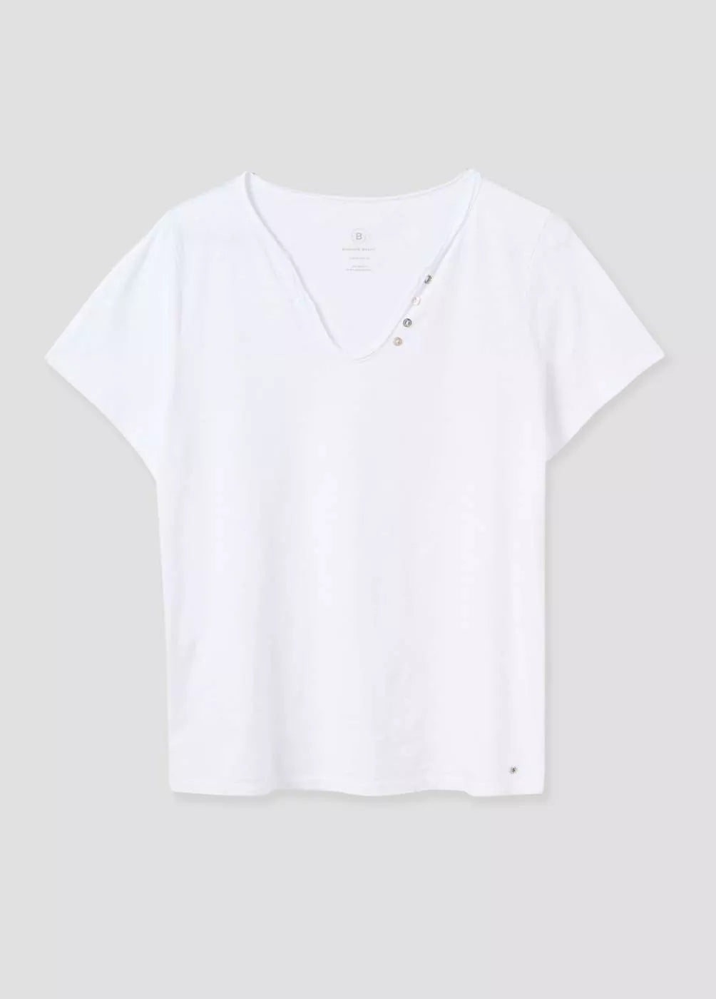 Camiseta manga corta algodón flame botones