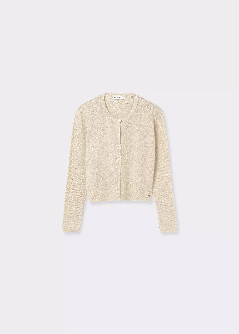 Cárdigan manga larga