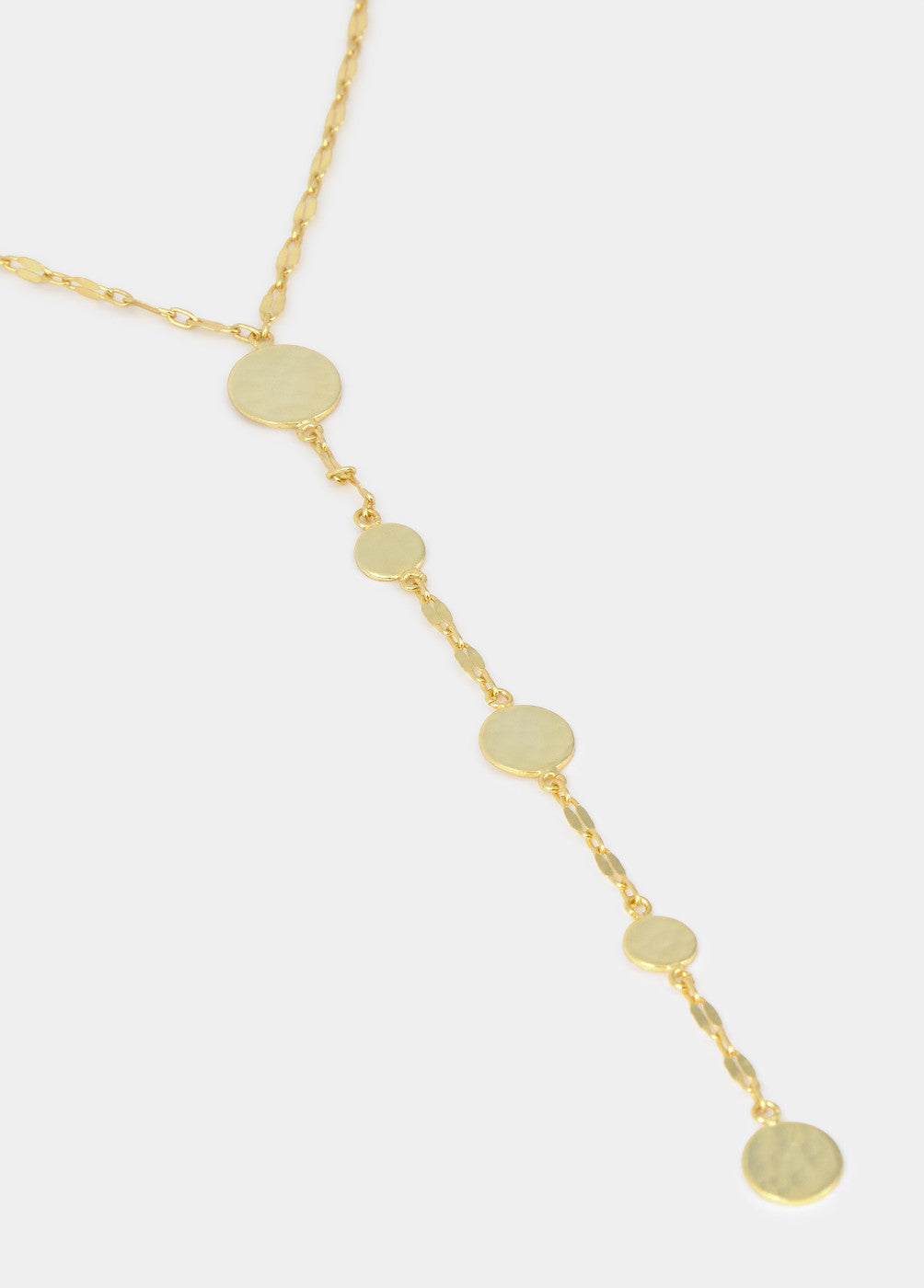 Collar colgante chapitas