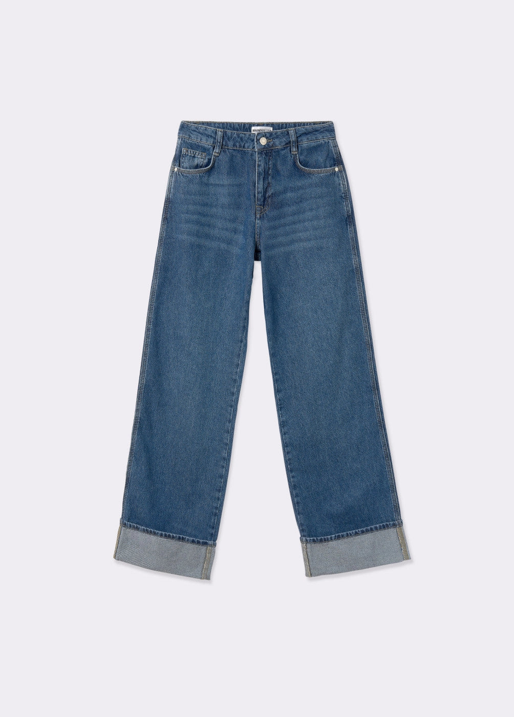 Jeans bajo vuelta