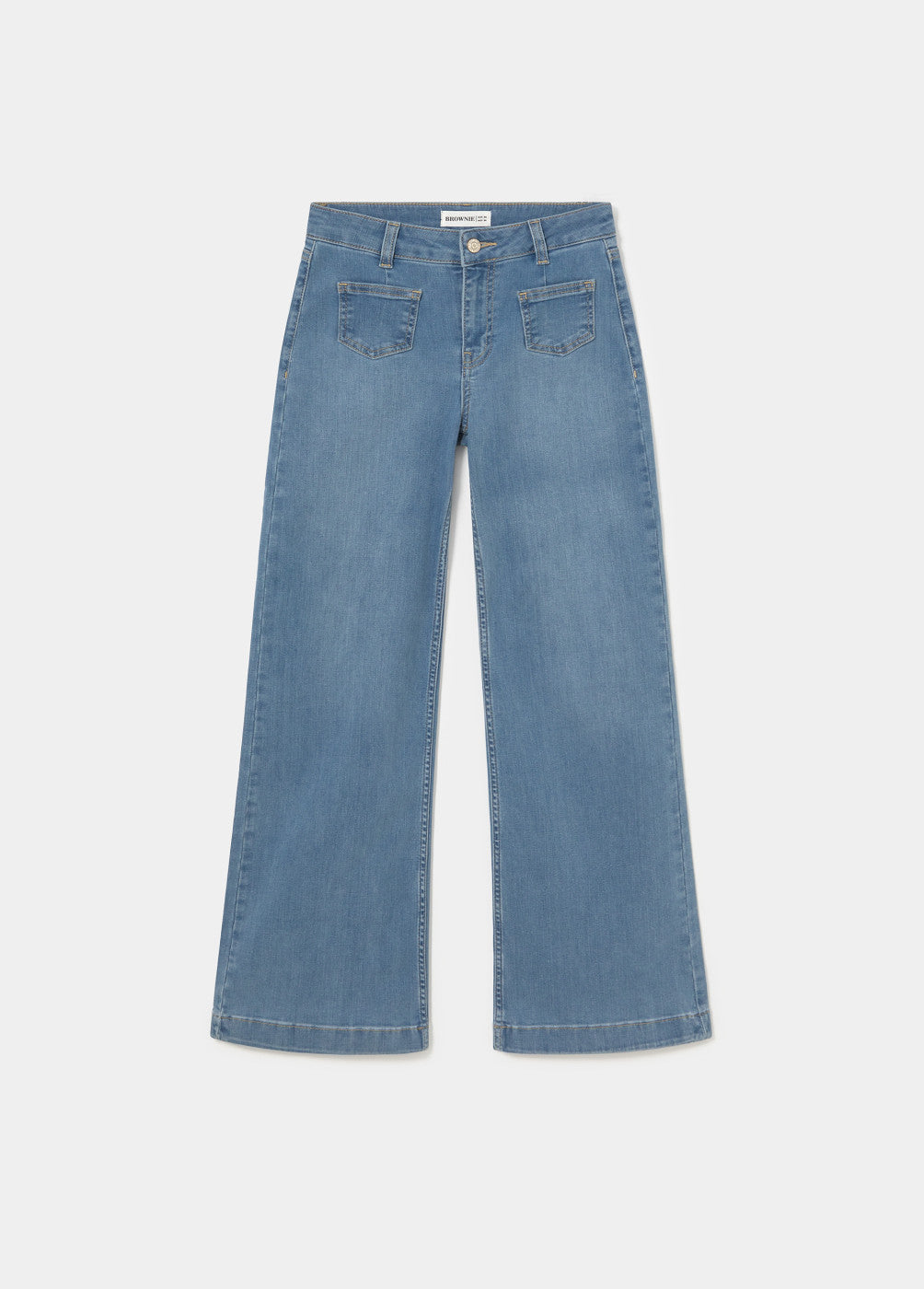 Jeans bolsillo parche