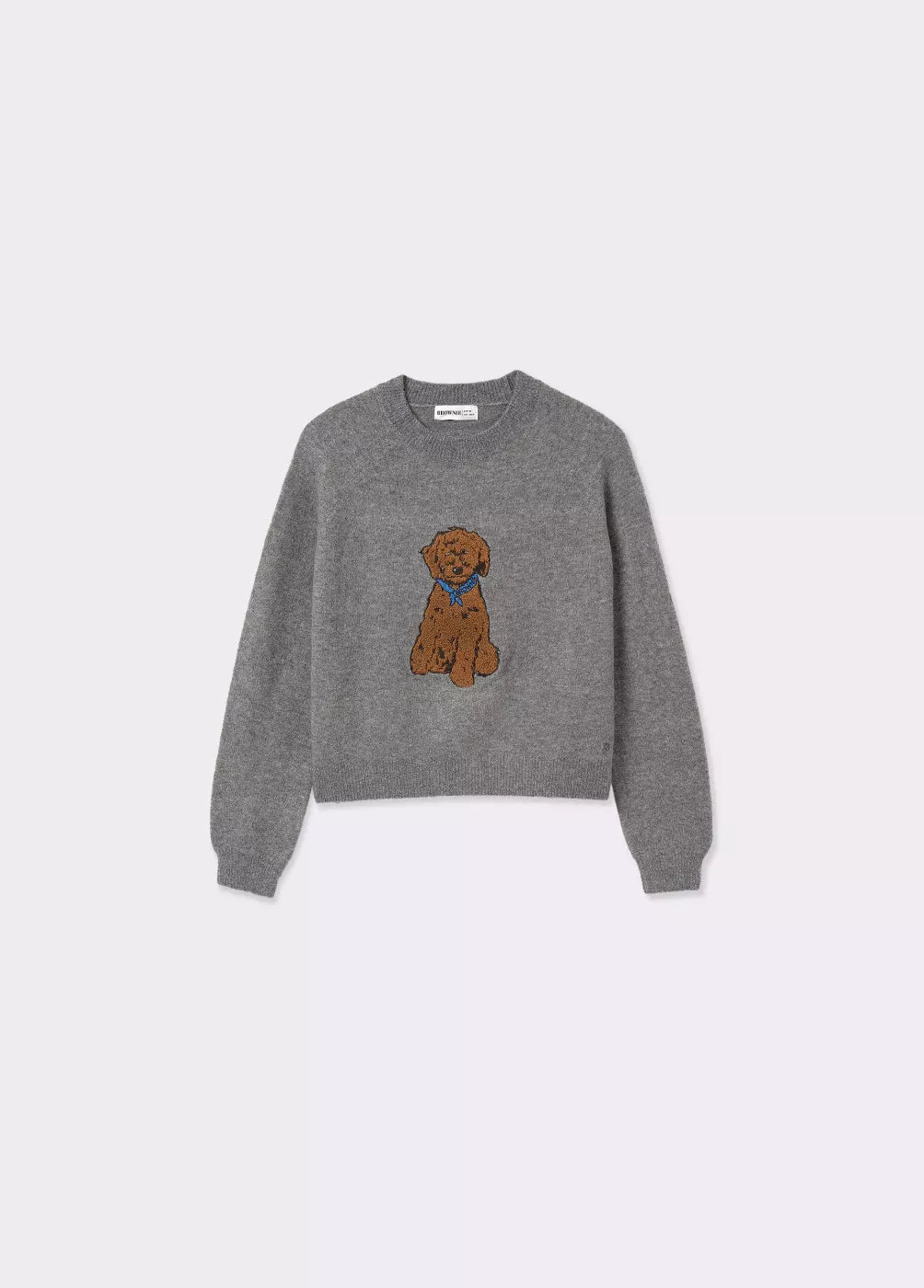 Jersey brownie bordado