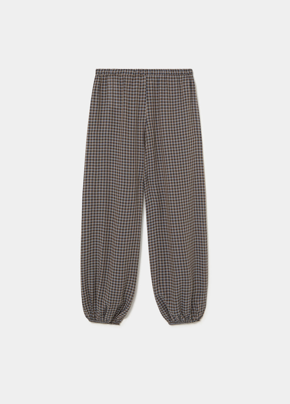 Pantalón bombacho de cuadros