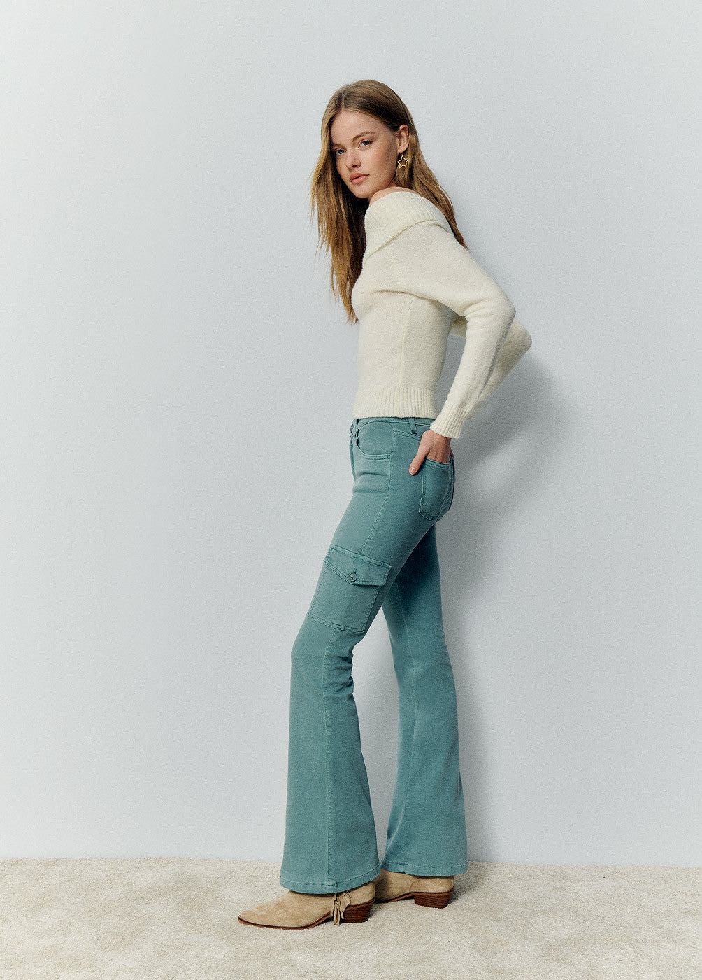 Fashion pantalon con campana