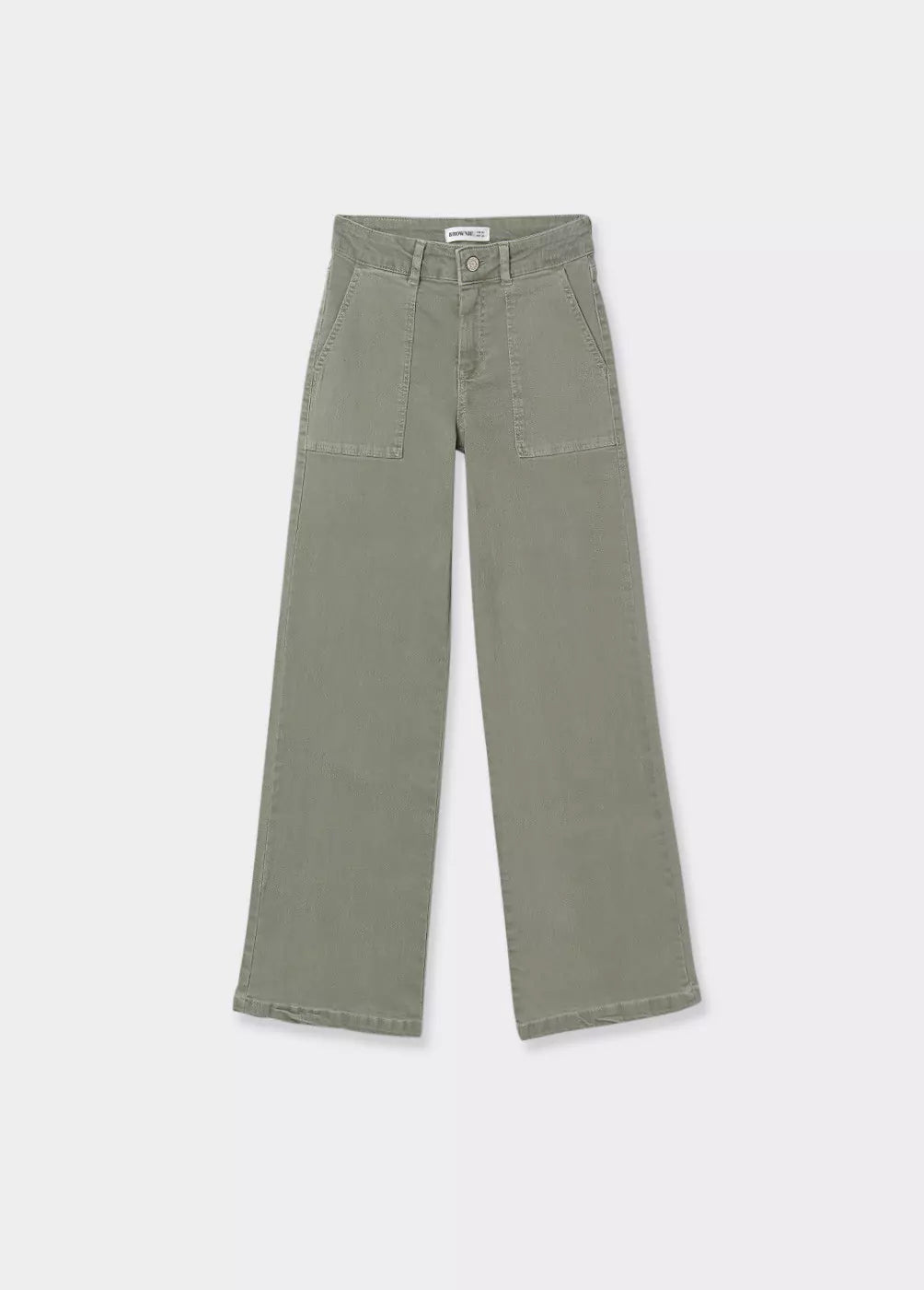 Pantalón culotte con bolsillos frontales