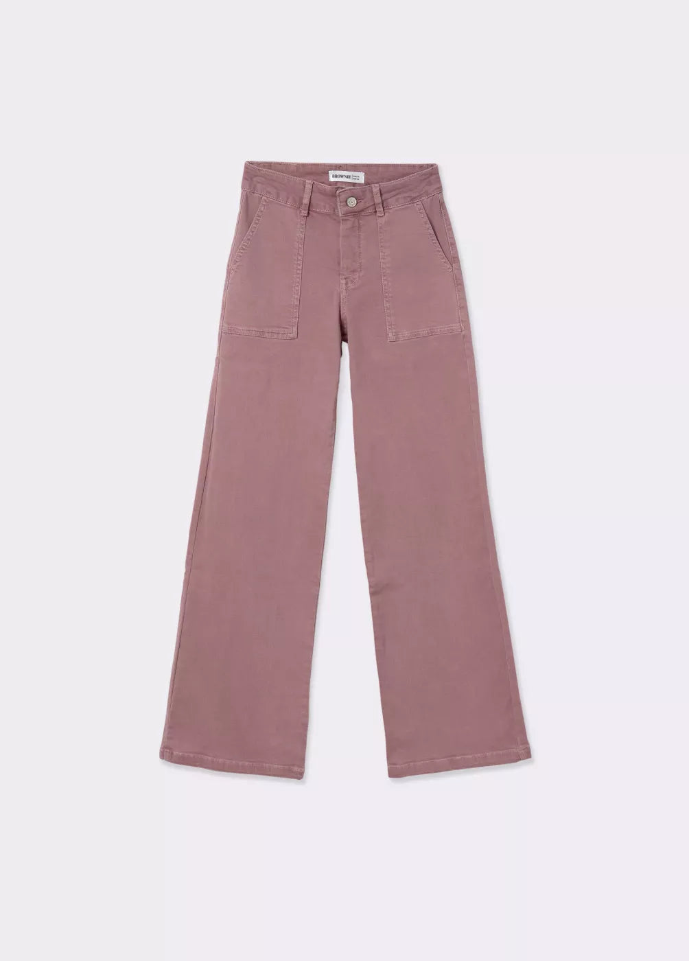 Pantalón culotte con bolsillos frontales