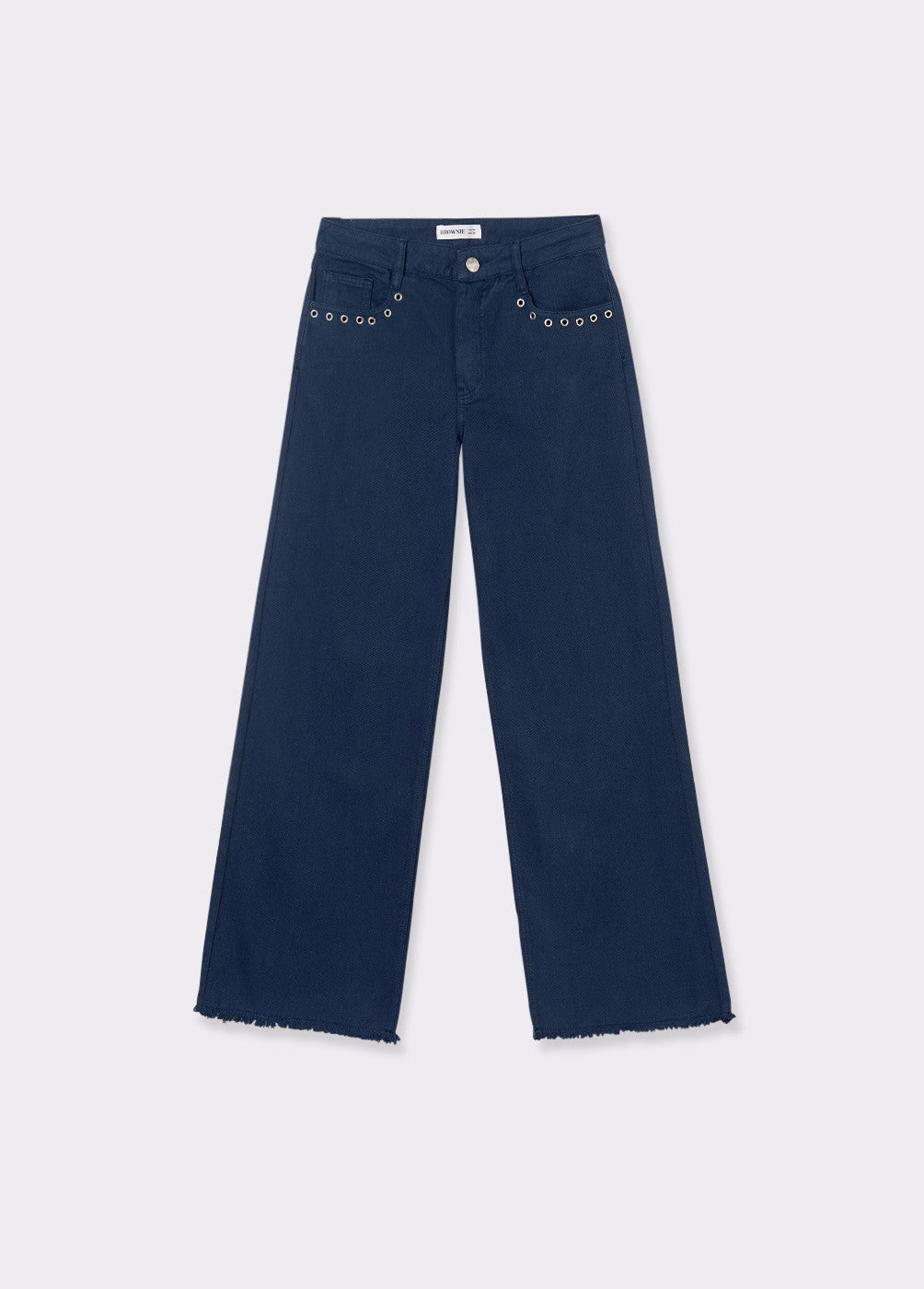 Pantalón culotte eyelets
