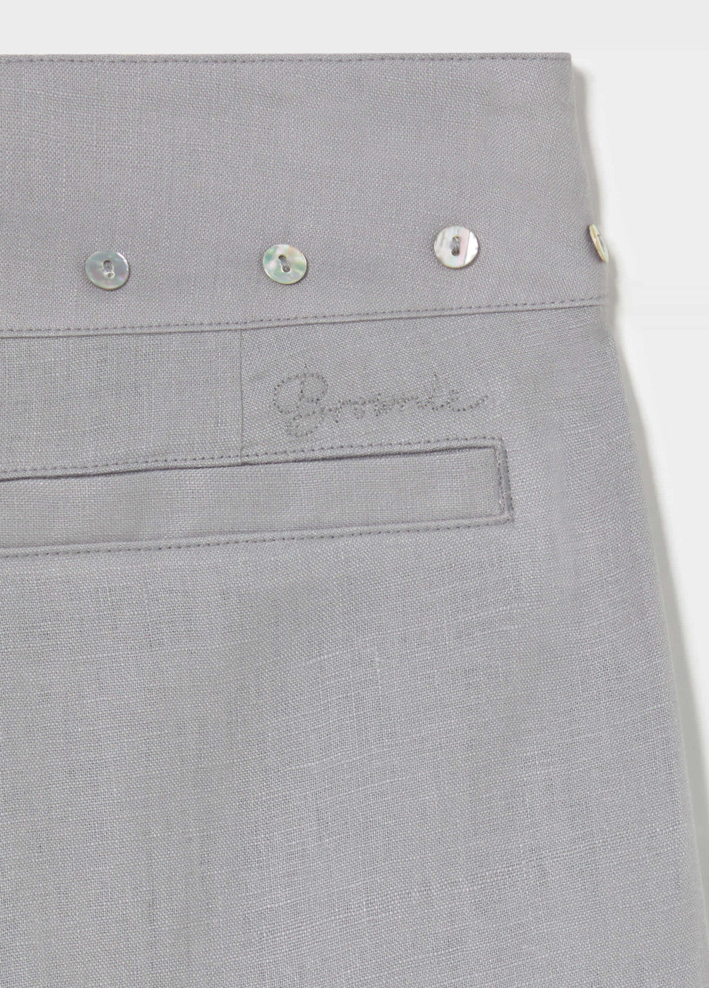 Pantalón fluido lino