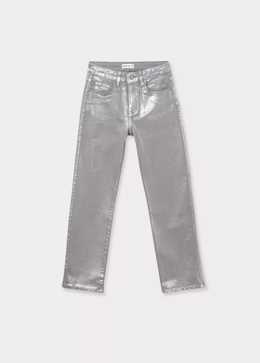 Pantalón laminado cinco bolsillos