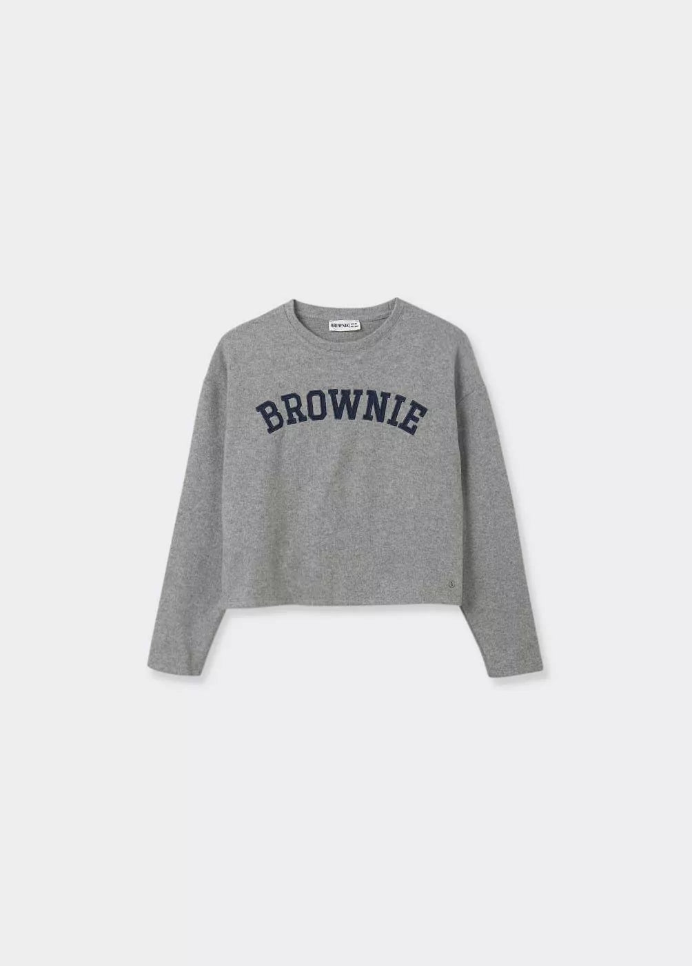 Sudadera canalé brush brownie