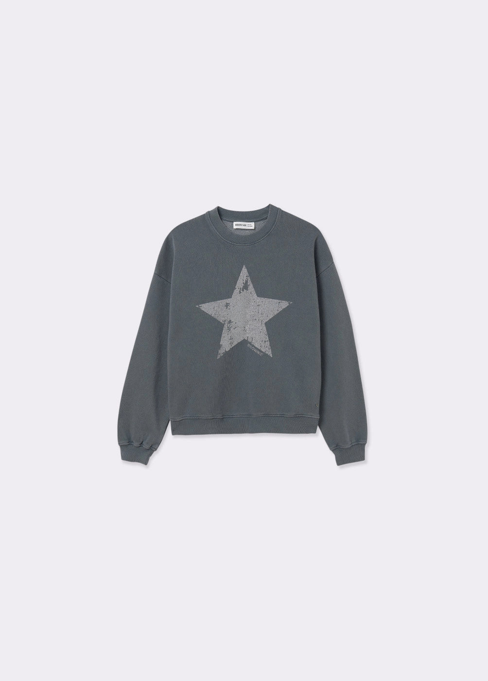 Sudadera print posicional estrella