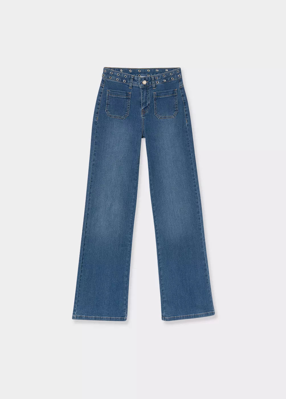 Tejano culotte eyelets