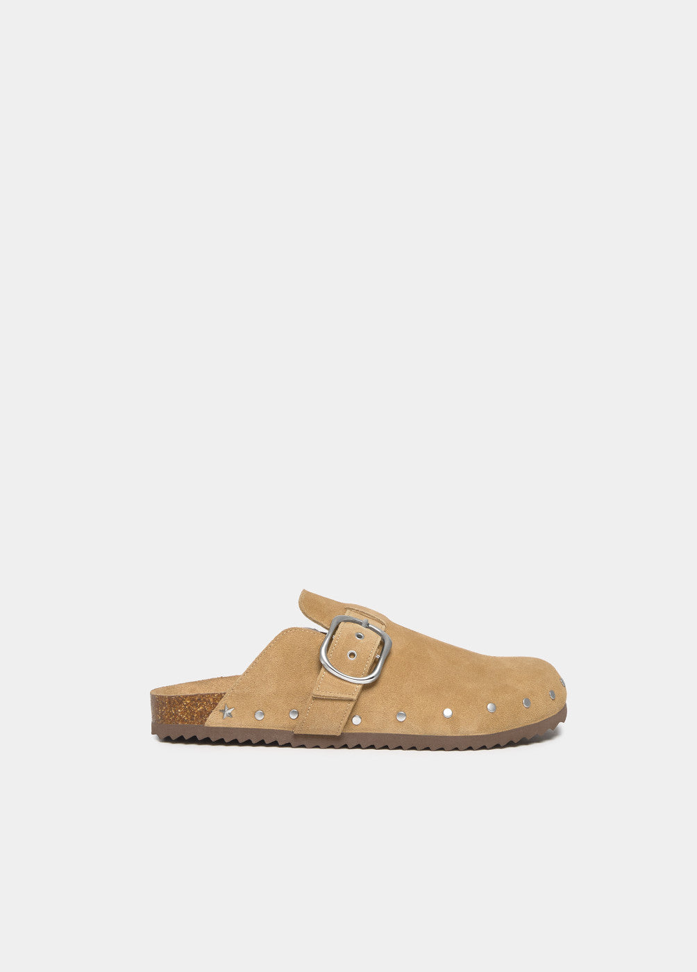 Zueco ergonómico serraje