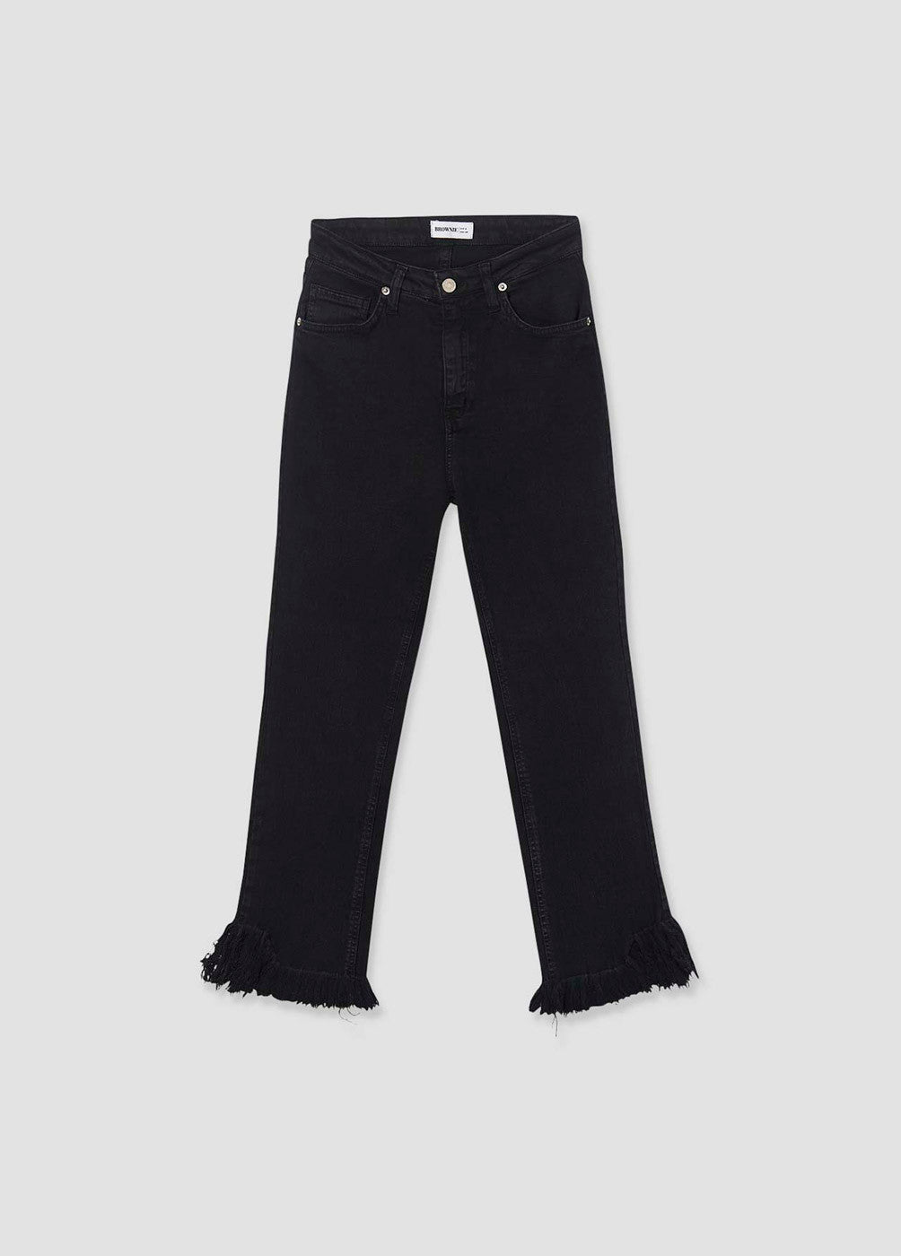 Pantalón bajo desflecado
