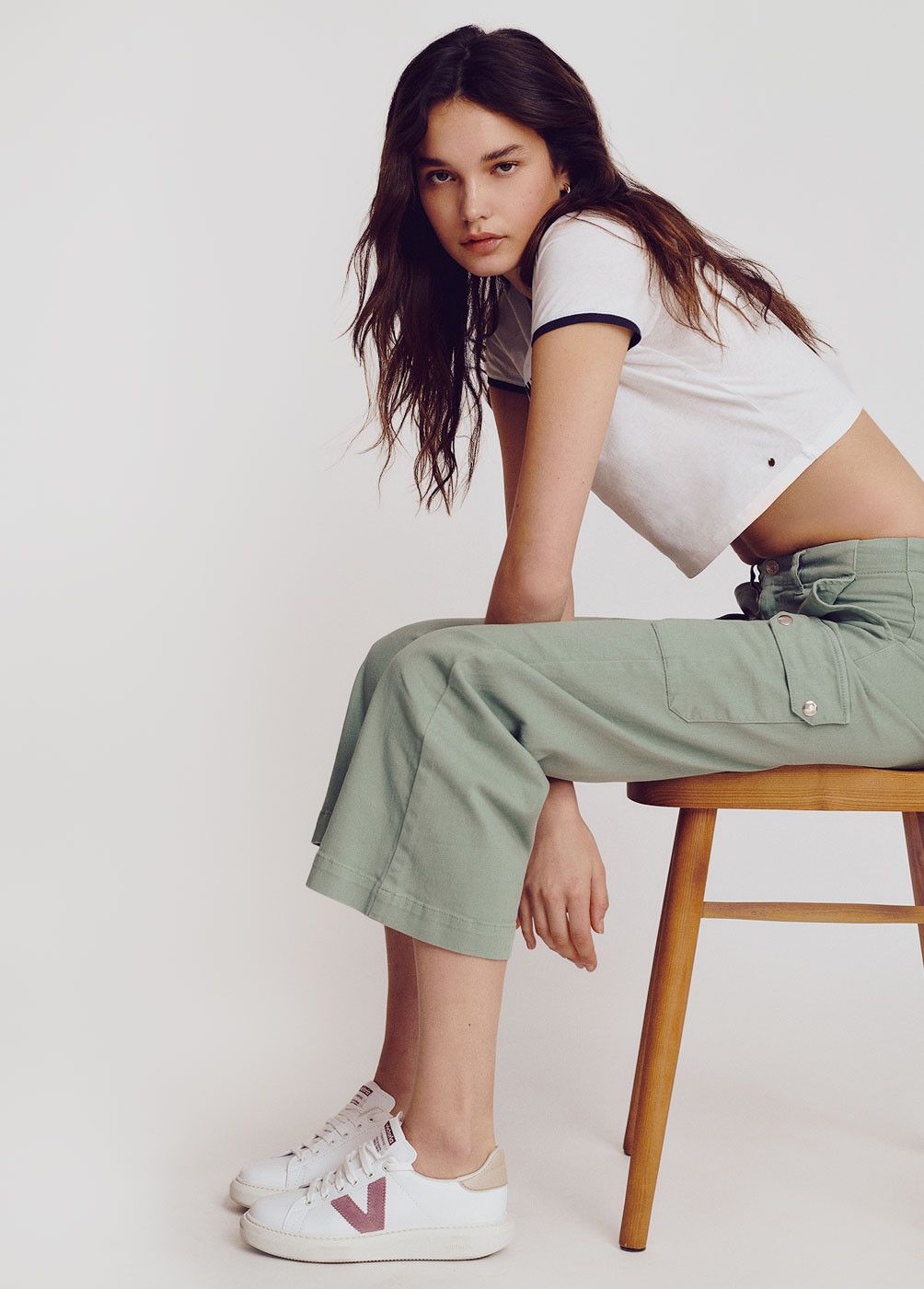 Pantalón culotte cargo