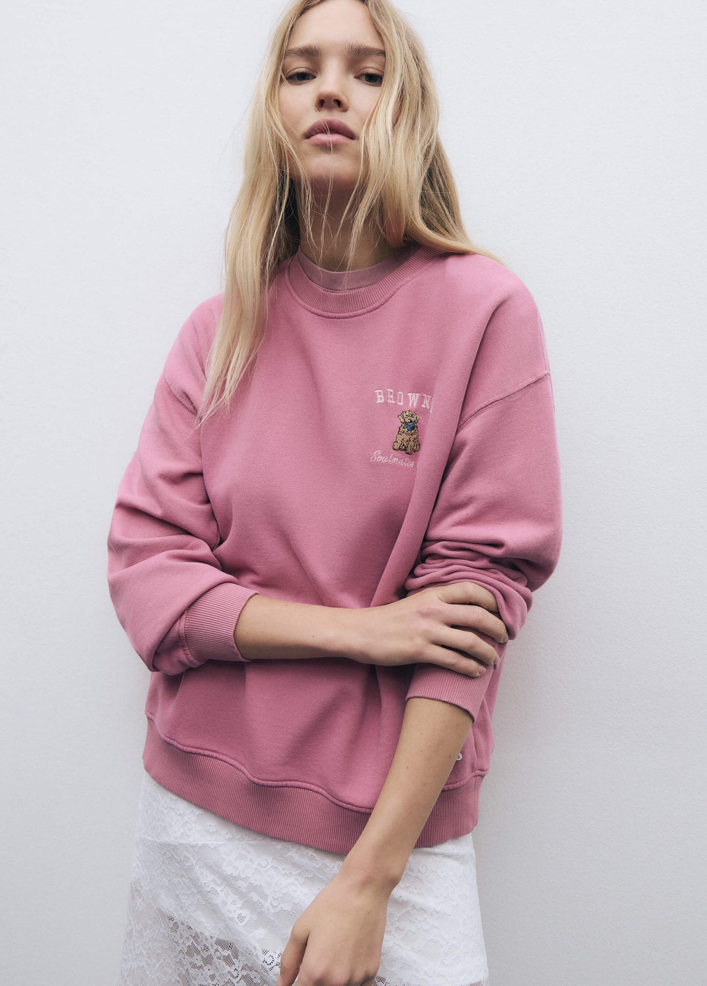 Sudadera bordado perrito