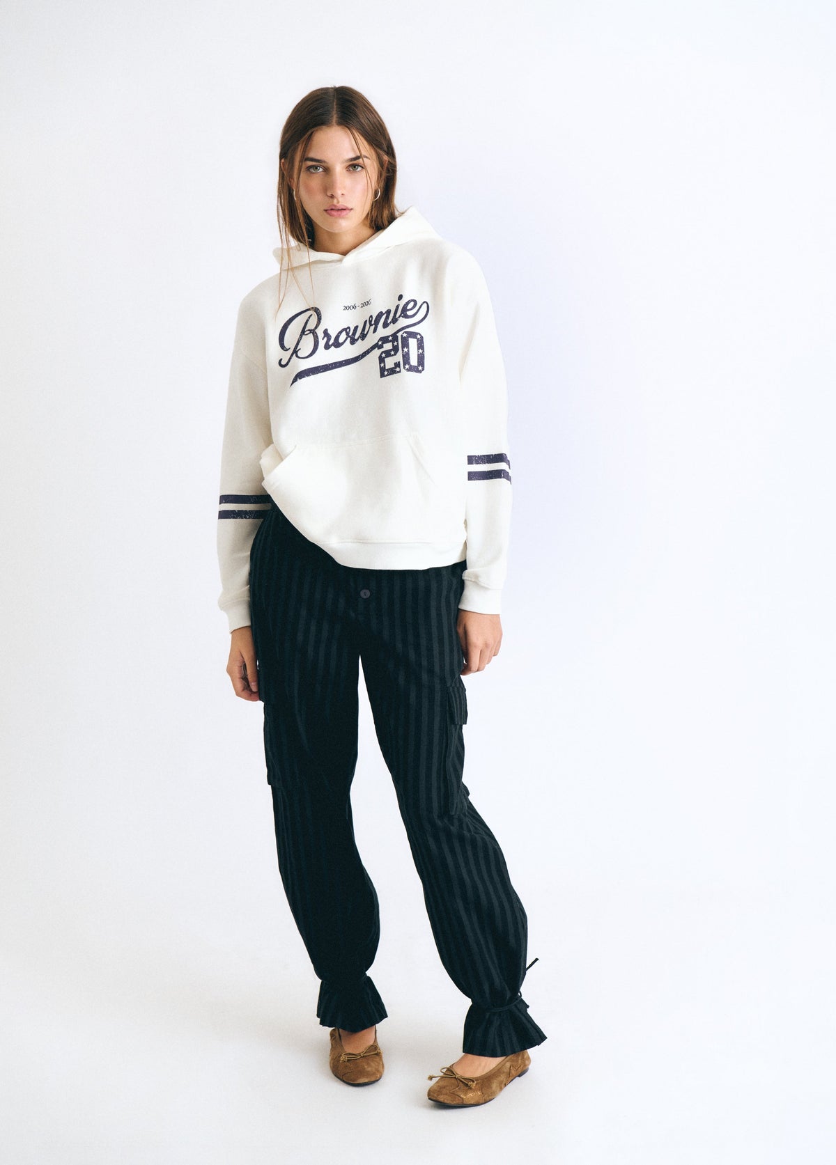 Sudadera capucha print aniversario