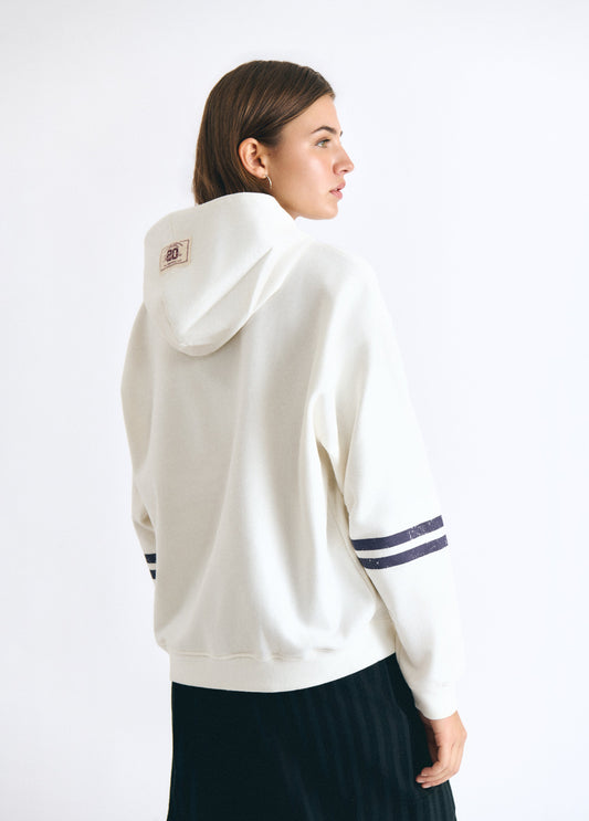 Sudadera capucha print aniversario