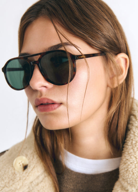 Gafas sol montura tortuga