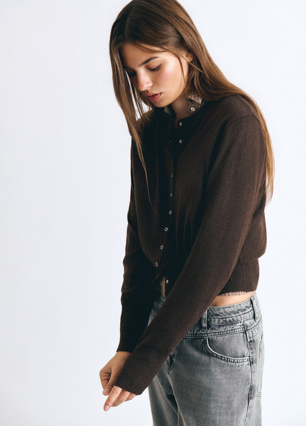 Chaqueta punto botones