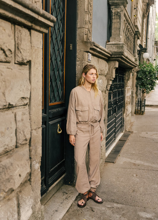 Pantalón fluido bombacho