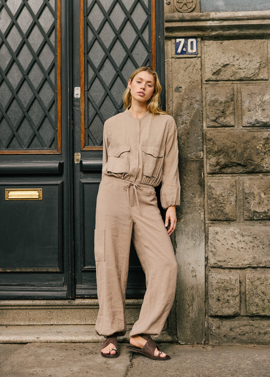 Pantalón fluido bombacho