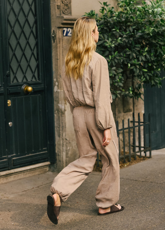 Pantalón fluido bombacho