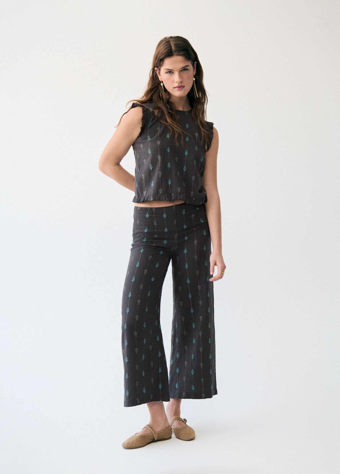 Pantalon dobby