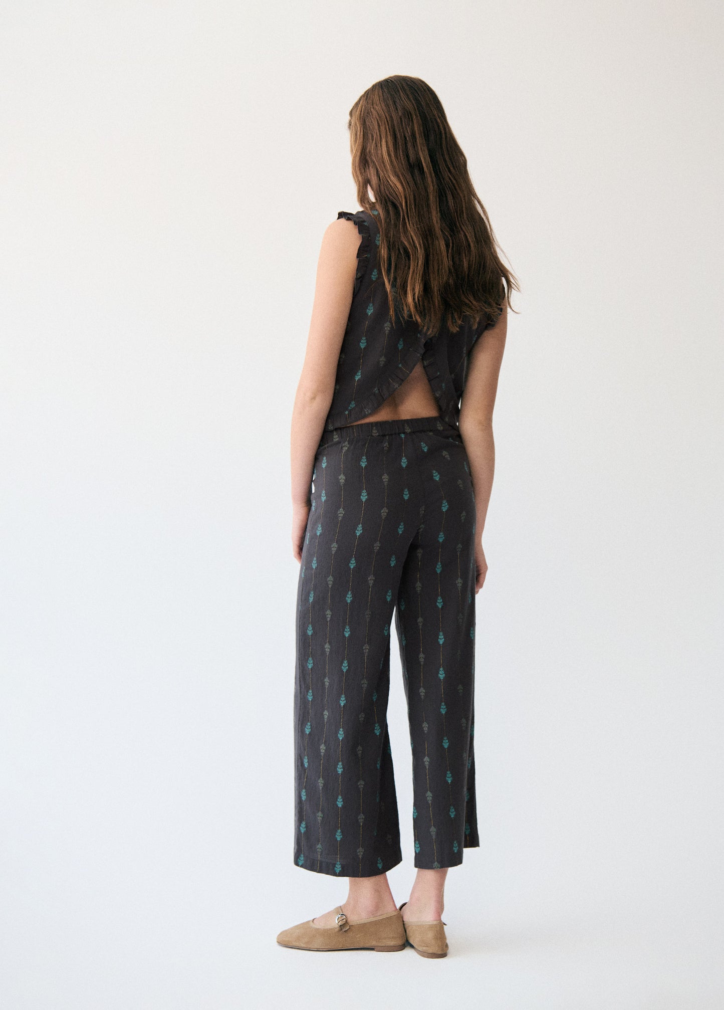 Pantalon dobby