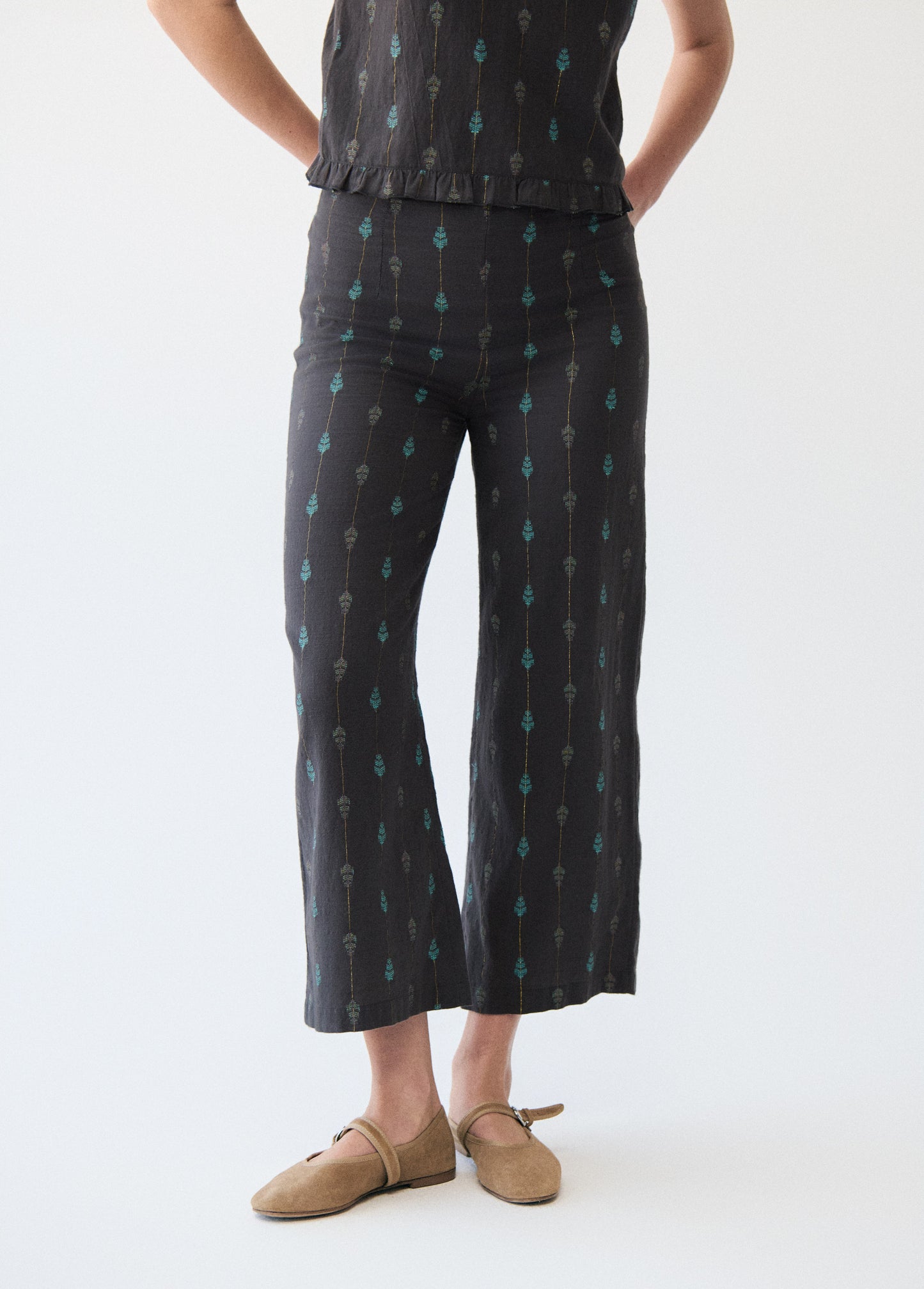 Pantalon dobby