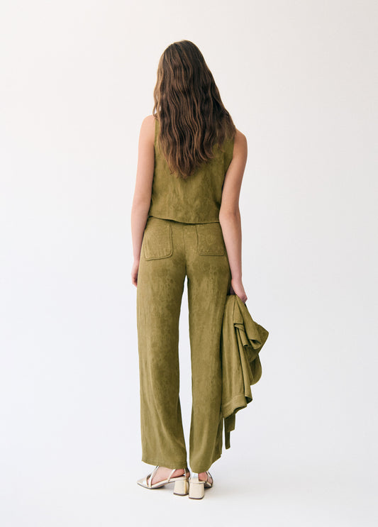 Top jacquard satinado