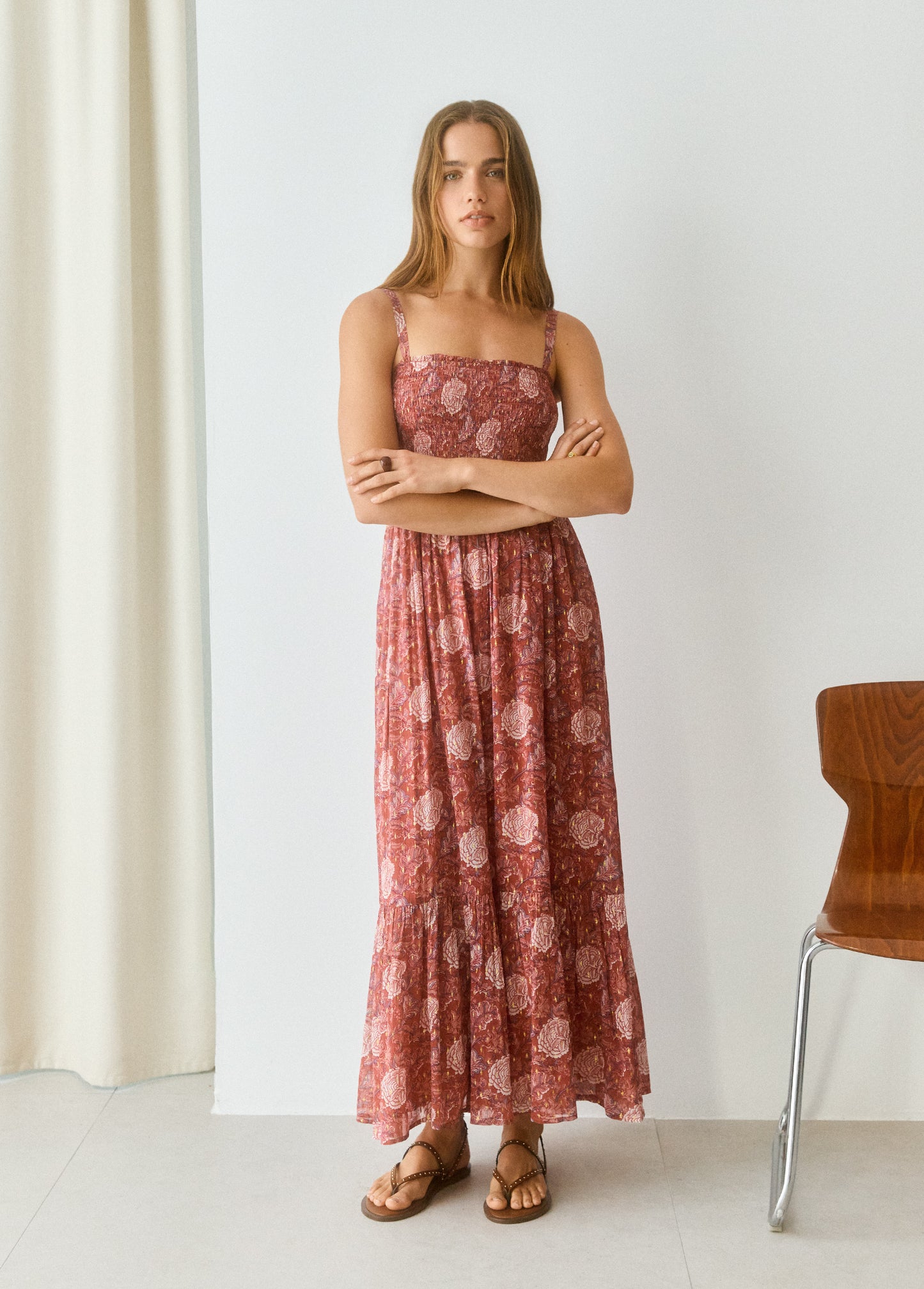Vestido tirantes floral