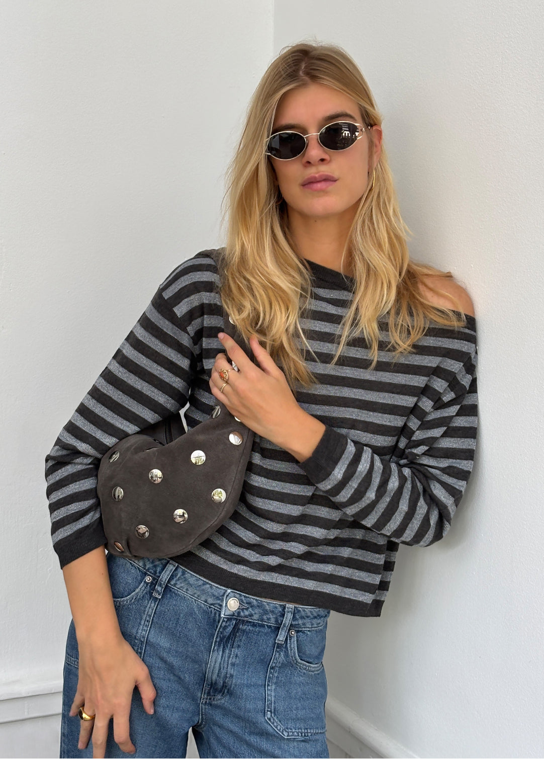 Bolso tachas grande